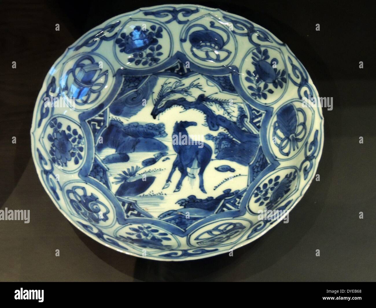 Chinese porcelain, China, 16001650 hardpaste porcelain, under glaze