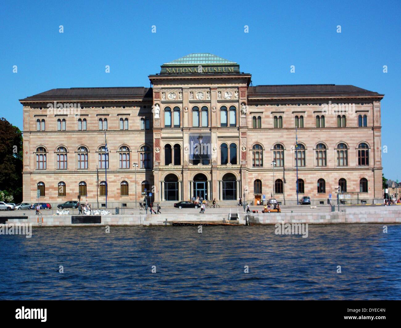 Scenic shot of a traditional building in Stockholm, Sweden. 2012-2013 Stock Photo
