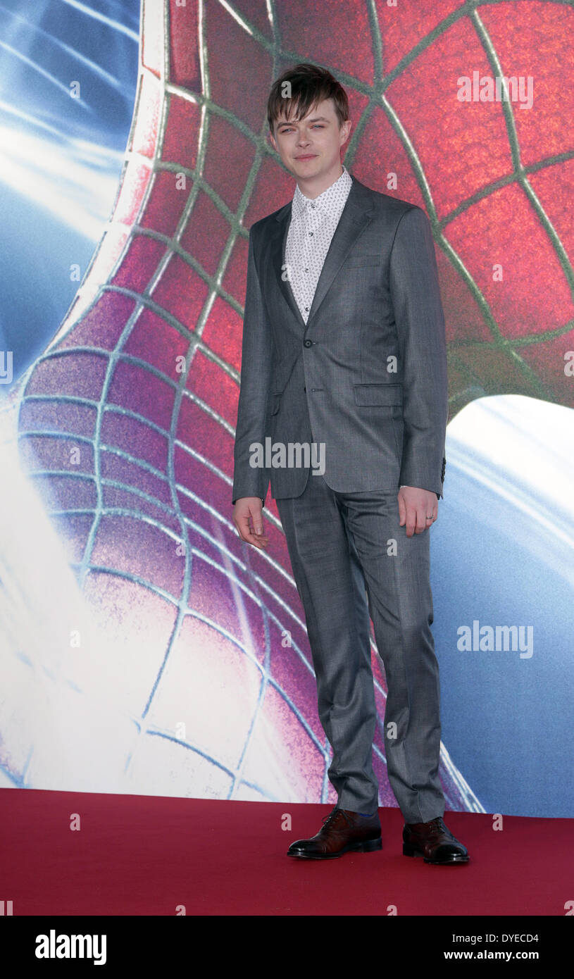 Berlin, Germany. 15th Apr, 2014. US actor Dane DeHaan arrives for the German premiere of the film 'The Amazing Spiderman 2: Rise of Electro' in Berlin, Germany, 15 April 2014. The film will be released in German theatres on 17 April 2014. Credit:  dpa picture alliance/Alamy Live News Stock Photo