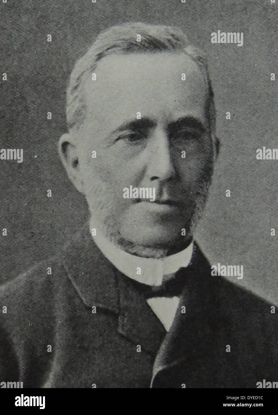 Harald Berg, Chef of Christiania Glasmagasin. Dated 1880. Stock Photo