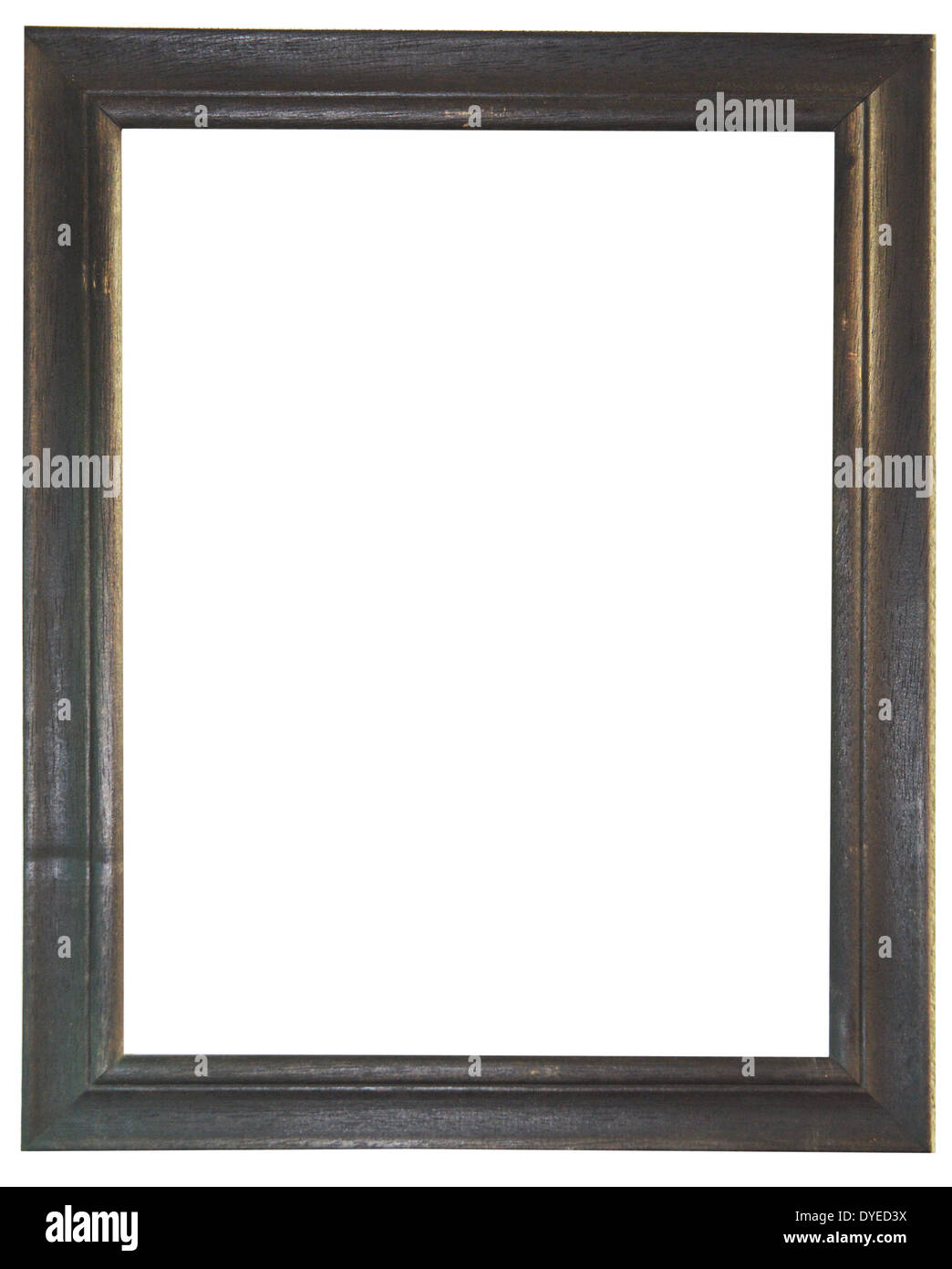 wooden frame isolated on white background Stock Photo - Alamy