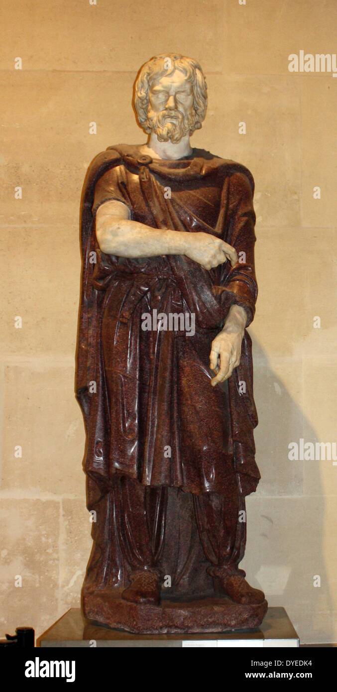 Captive Barbarian 2nd century A.D. Stock Photo