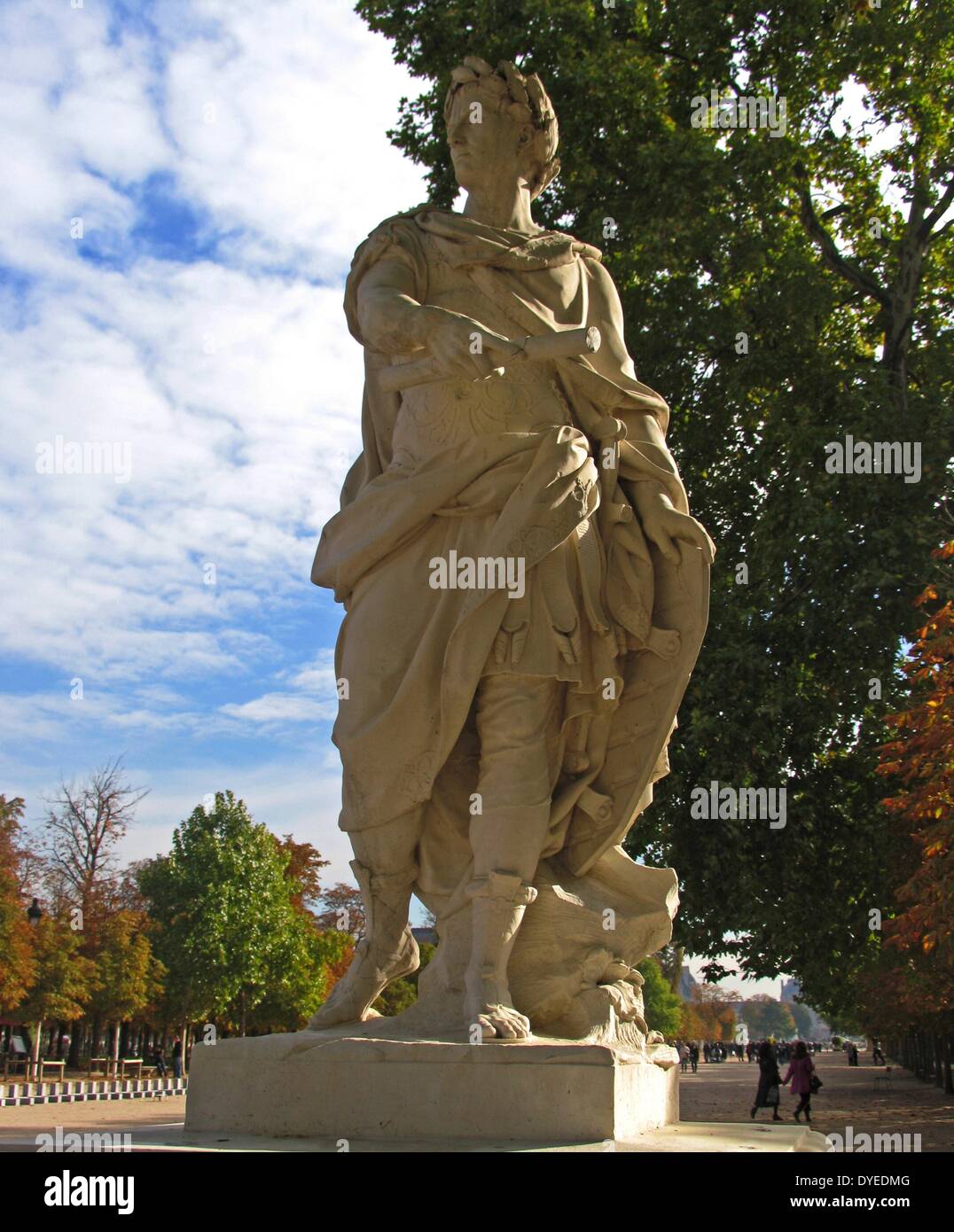 Statue of Julius Caesar at the Louvre 2013. Roman Emperor. Stock Photo