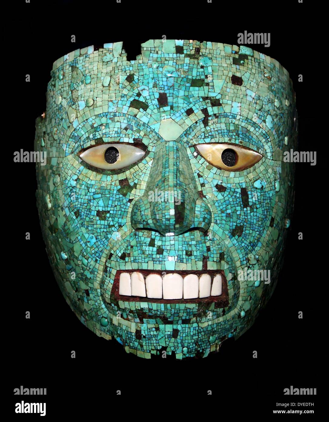 Download Turquoise Mosaic Mask 1400 A D Mixtec Aztec Stock Photo Alamy PSD Mockup Templates