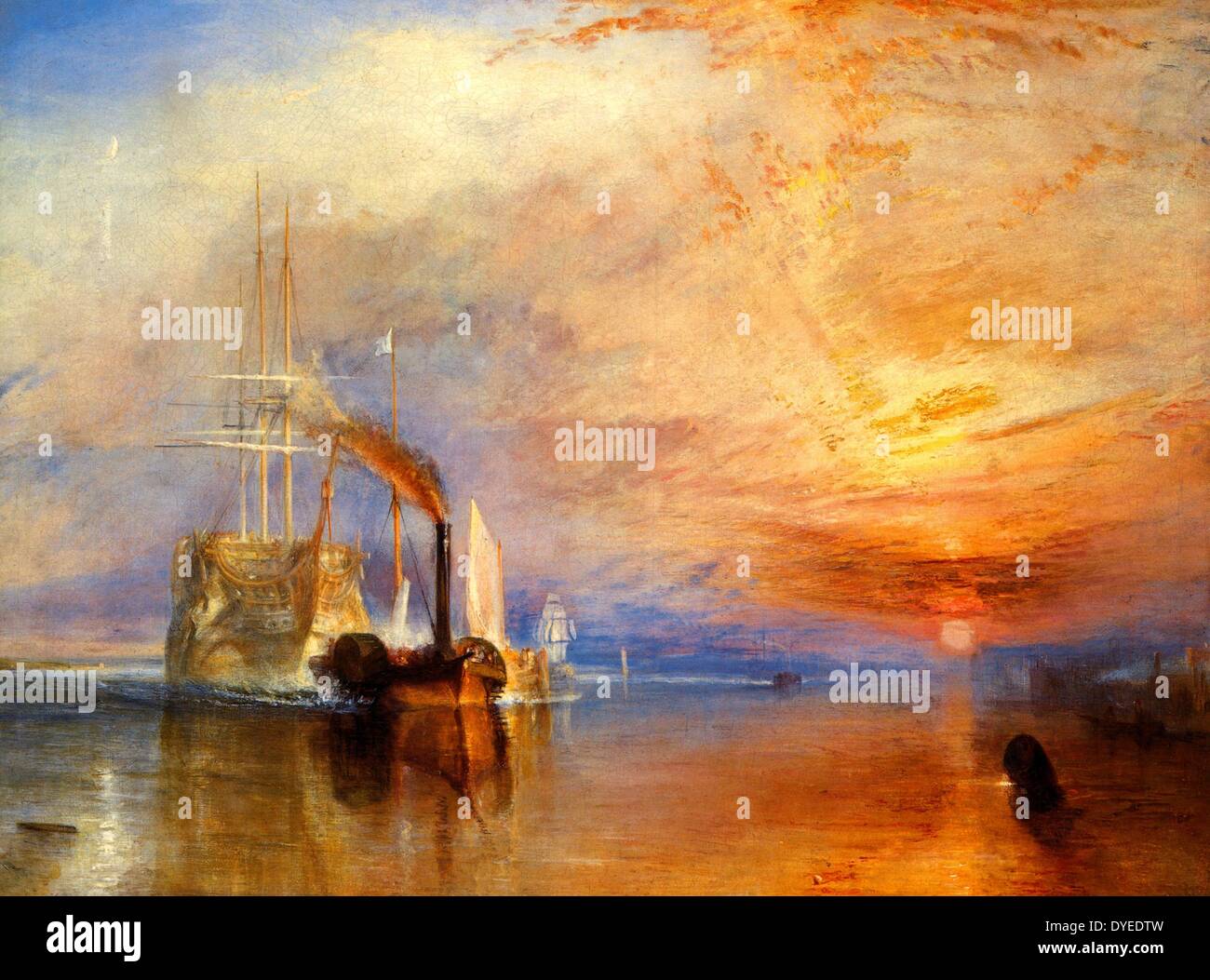 The Fighting Temeraire' 1839. John William Turner Stock Photo