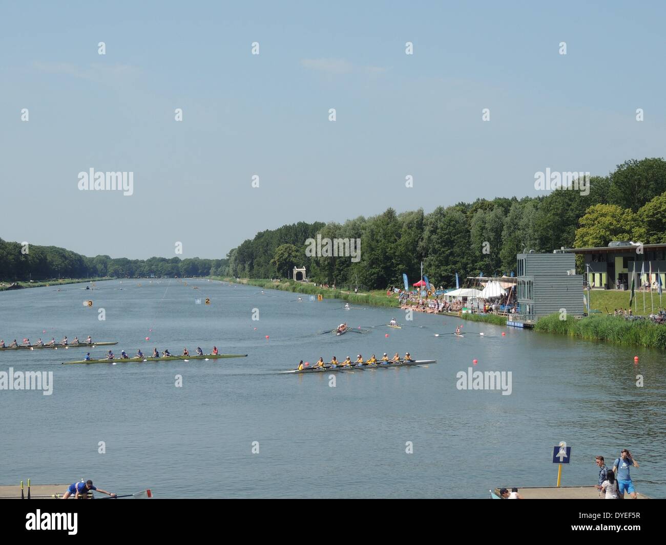 1931 Olympic Rowing Lake 2013. Amsterdam Stock Photo
