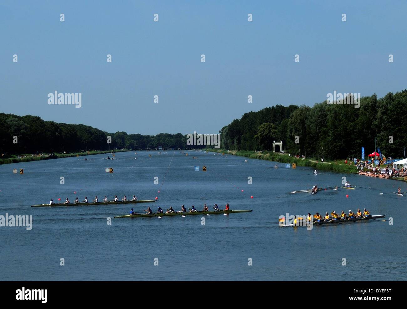 1932 Olympic Rowing Lake 2013. Amsterdam Stock Photo