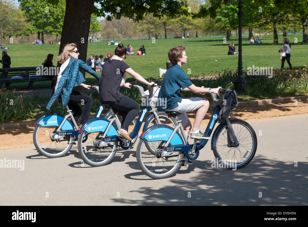 Bike Hire And Hyde Park High Resolution Stock Photography and Images - Alamy