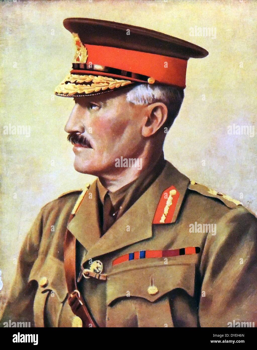 General Sir Henry Sinclair Horne (1861-1929) commanded the British first army from September 1916 until the end of the First World War. Stock Photo