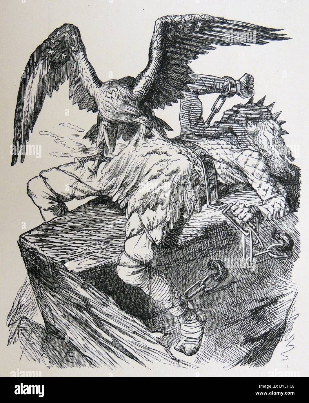 King Cotton Bound' In American Civil War the North blockaded the South