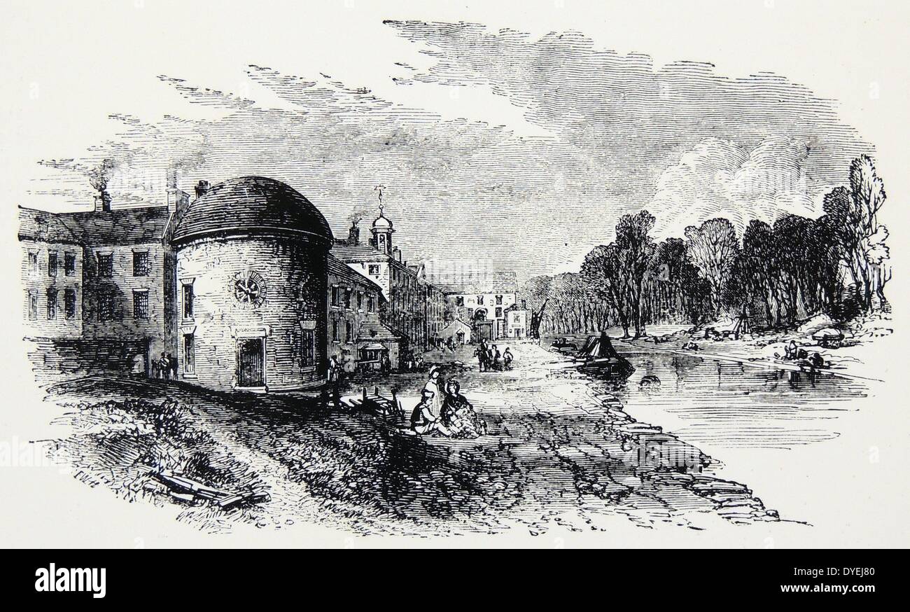 Etruria, Josiah Wedgwood's factory in Staffordshire, showing the Stock