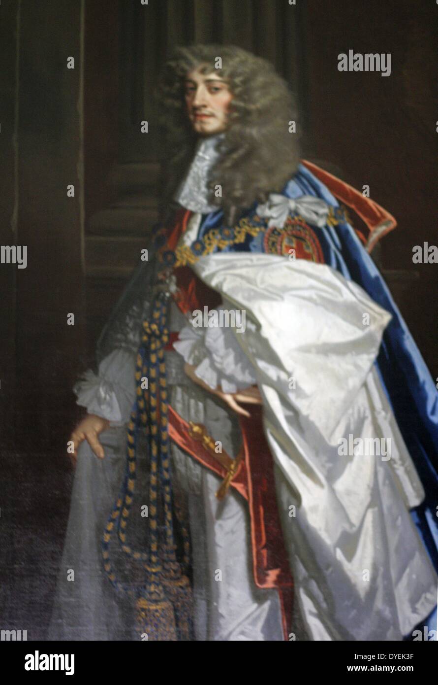 Henry Jermyn, Earl of St Albans in Garter Robes 1674 A.D Stock Photo