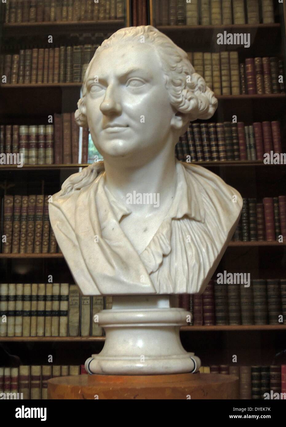 Bust of King George III 1767. King of Great Britain and Ireland later King of the United Kingdom and Hanover Stock Photo