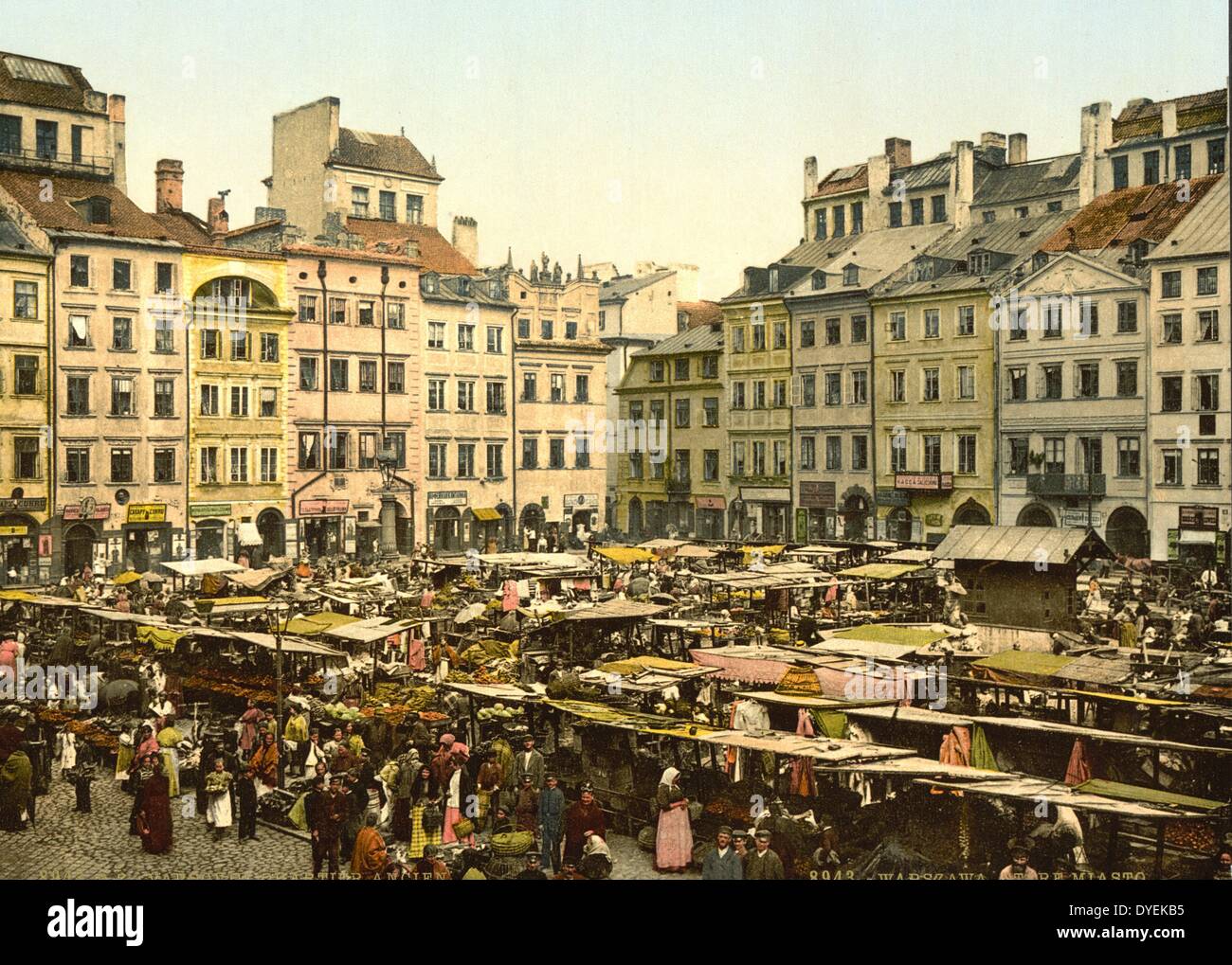 Old part of town, Warsaw, Poland. 1890 1900 Stock Photo Alamy