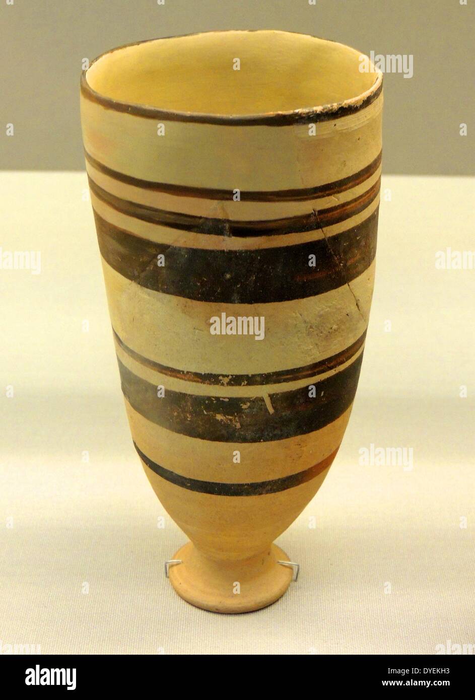 Painted Vase 360 B.C. Stock Photo