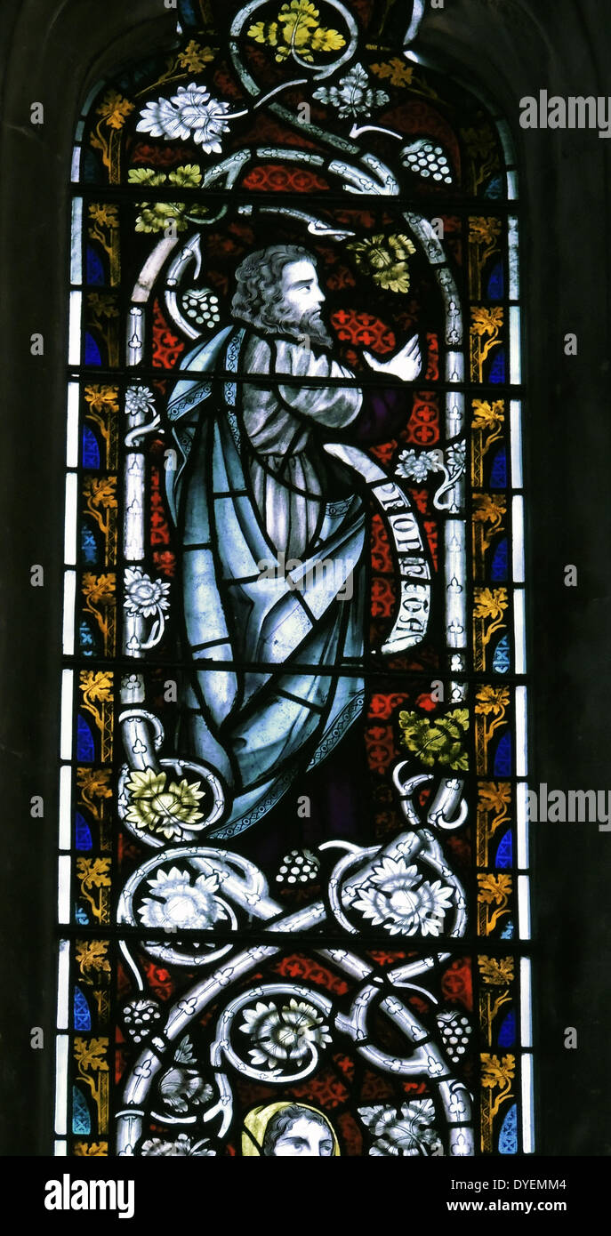 The stained glass east window depicting jonah hires stock photography and images Alamy