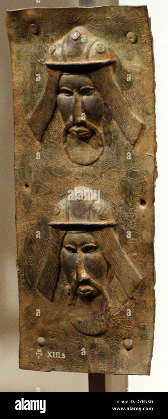 Brass plaque from Benin, Nigeria, West Africa. the British Museum