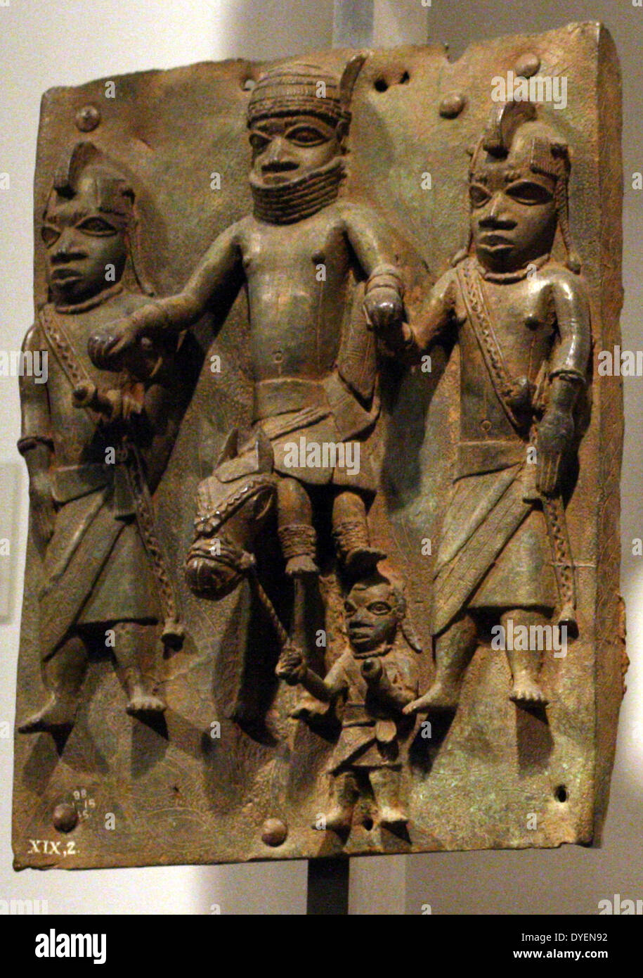 Brass plaque from Benin, Nigeria, West Africa. the British Museum