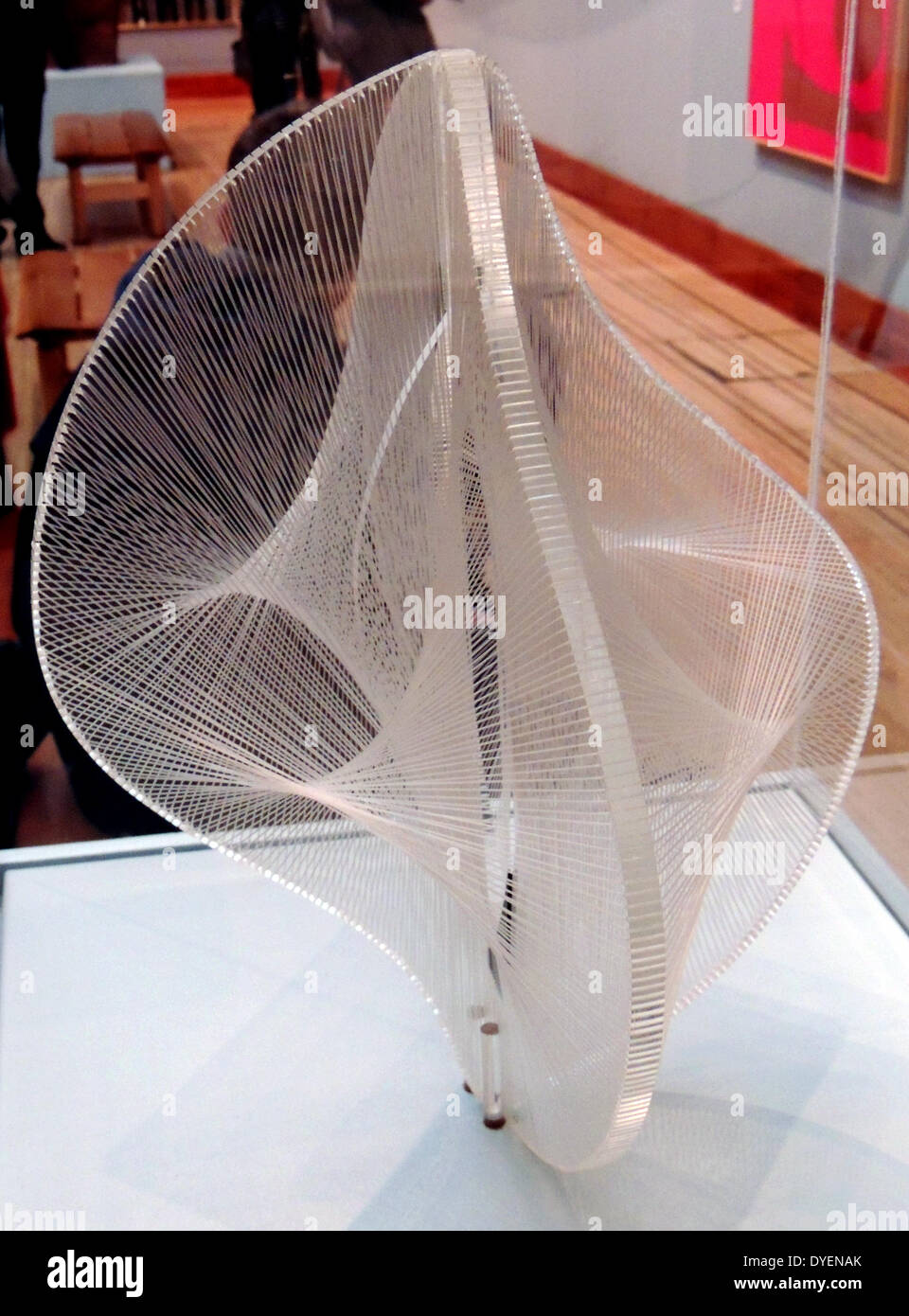 Naum Gabo 'Linear construction' 19571958. Perspex and nylon modern sculpture by Naum Gabo KBE