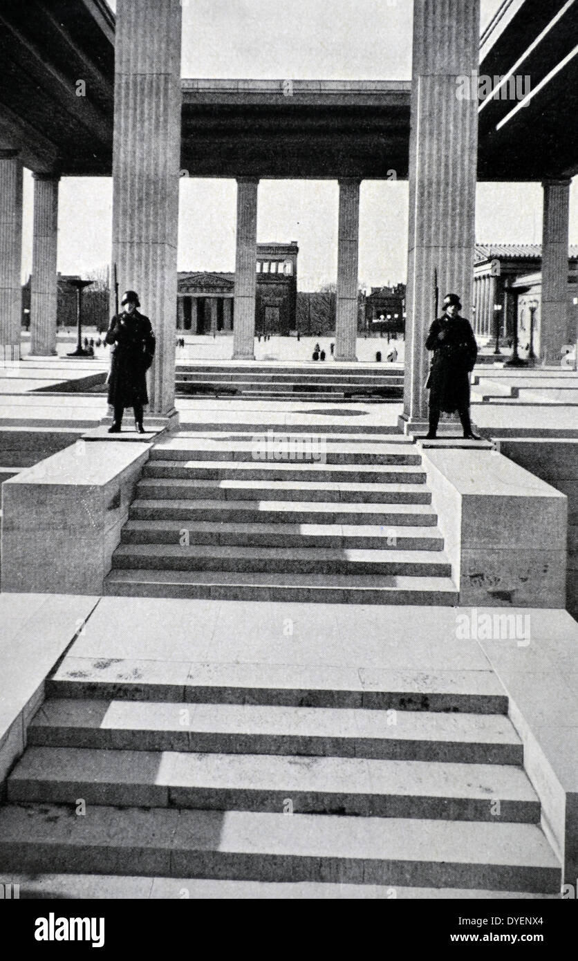 Nazi architecture: Konigsplatz, Munich 1936 Stock Photo