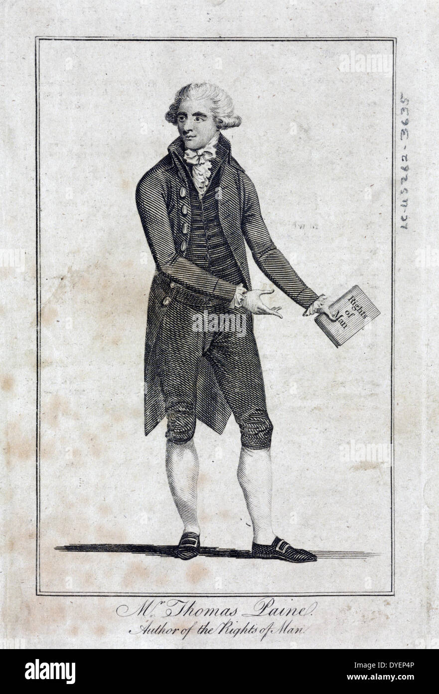 Author and philosopher thomas paine hi-res stock photography and images -  Alamy