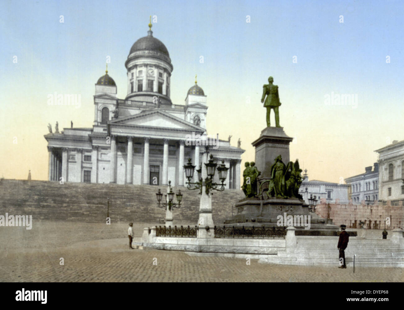 Monument of Alexander II, Helsingfors, Russia, i.e., Helsinki, Finland Stock Photo