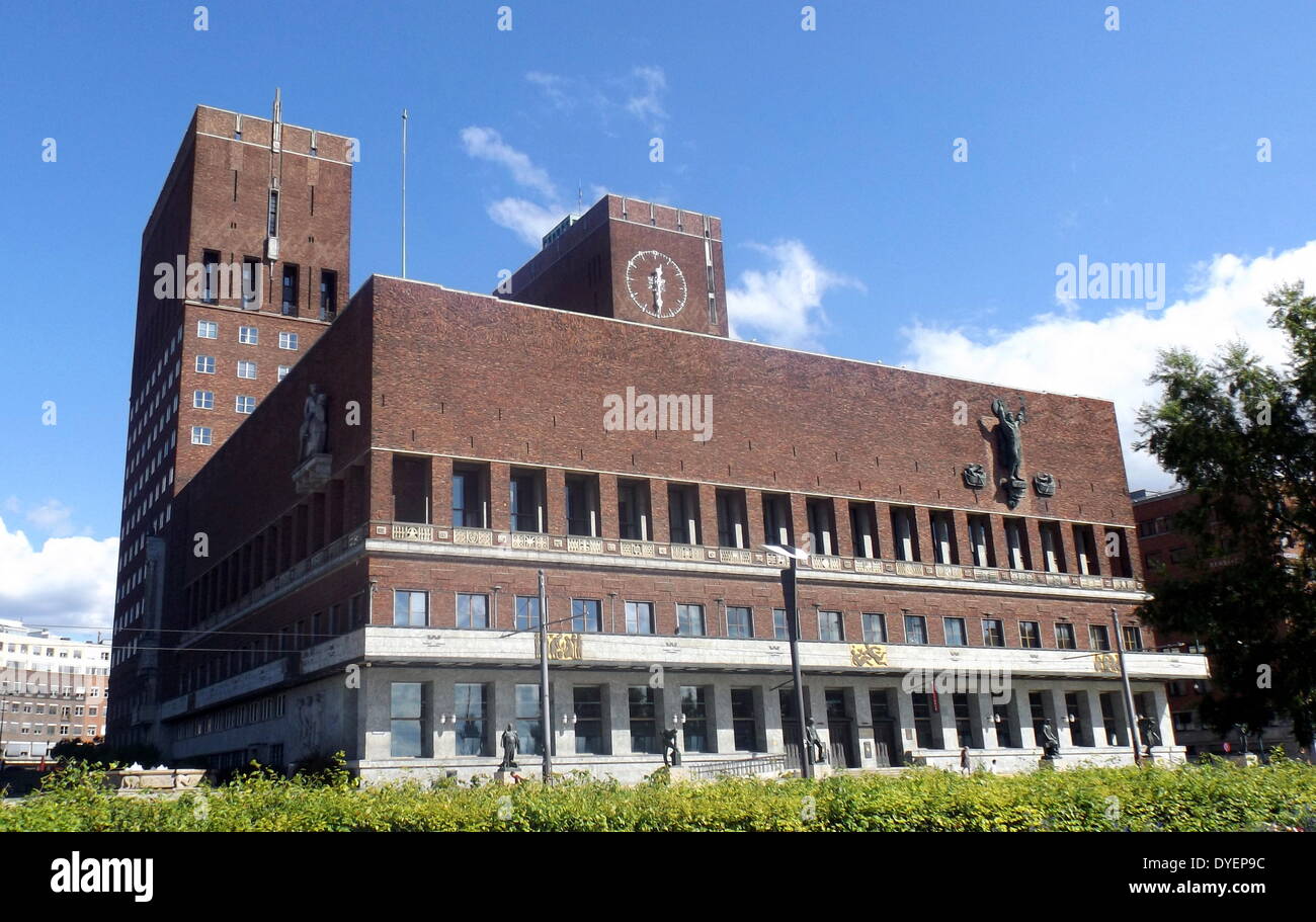 Oslo City Hall (The rådhus) is the building which houses the city ...