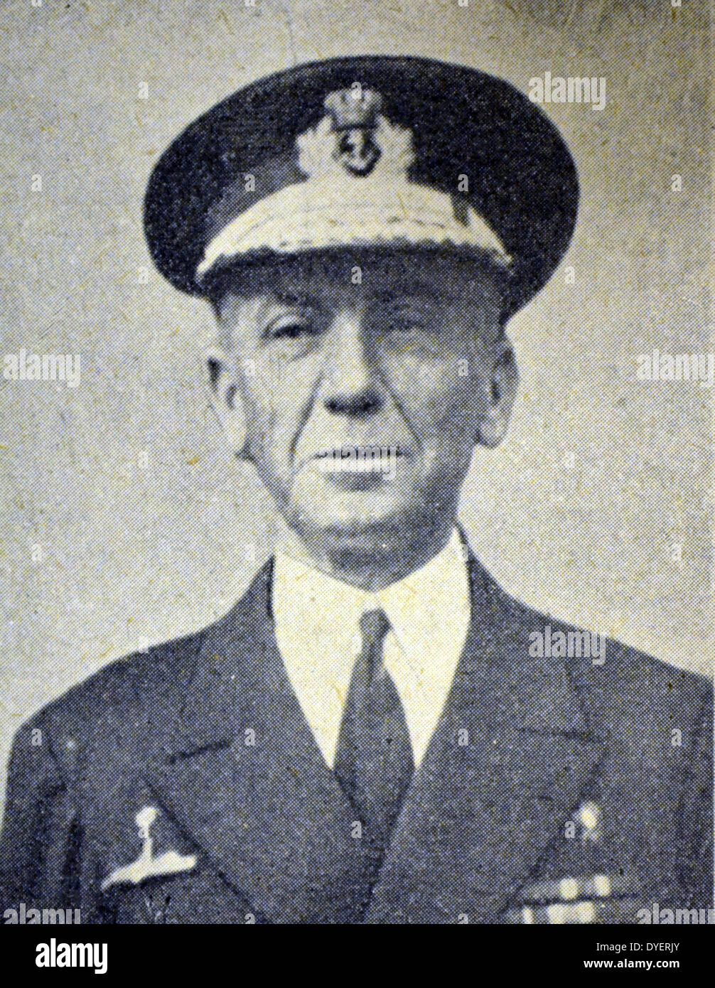 Almirante Mateo Garcia de los Reyes was a military, marine and Spanish politician, leader and organizer of the first Spanish Underwater Weapon born February 6, 1872 in Montevideo (Uruguay), where his father was stationed as commander of the Spanish frigate 'Almansa' , and executed on November 24, 1936 in Paracuellos del Jarama (Madrid). Stock Photo