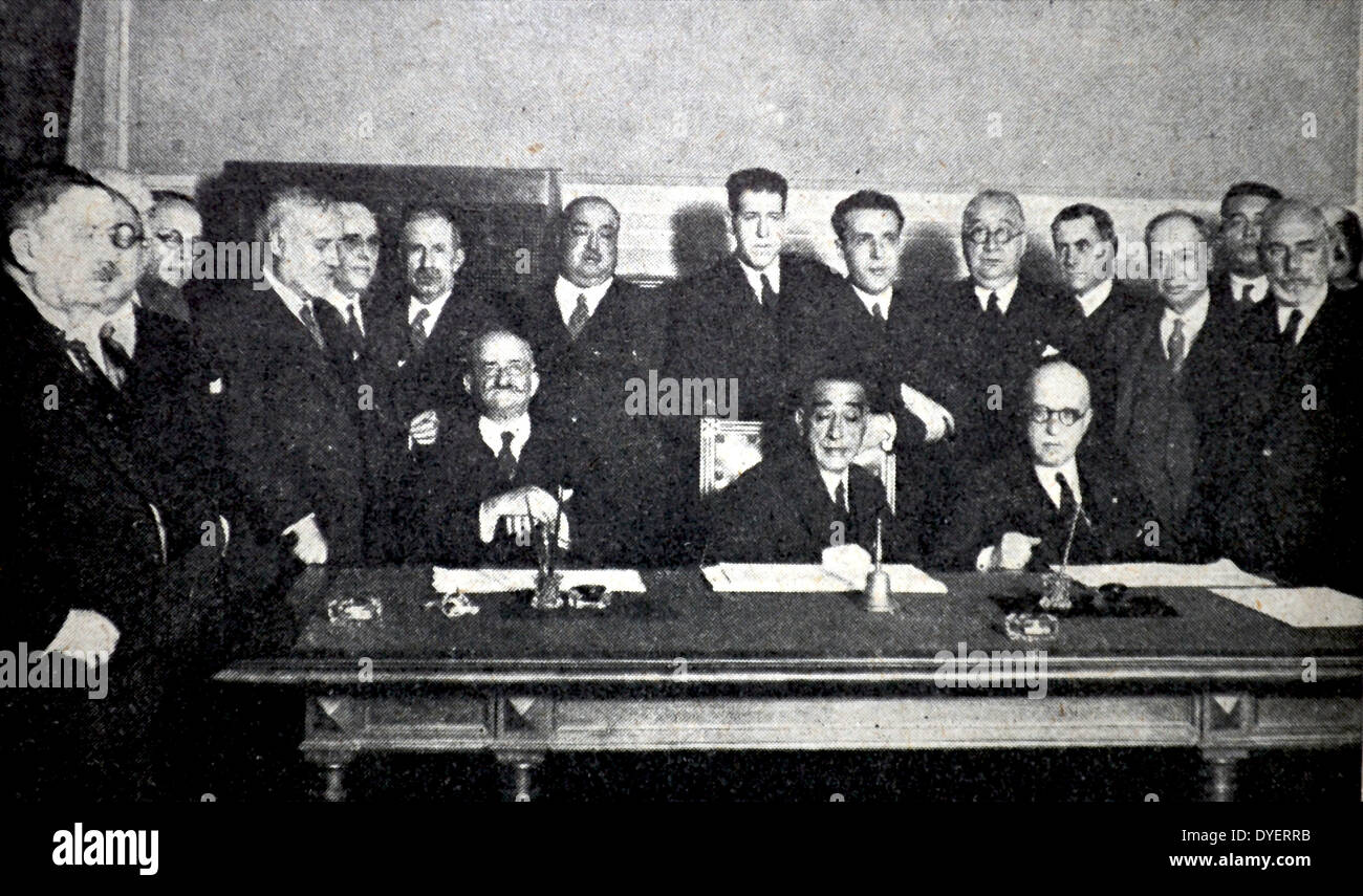 Spanish civil war: The agrarian minority Stock Photo