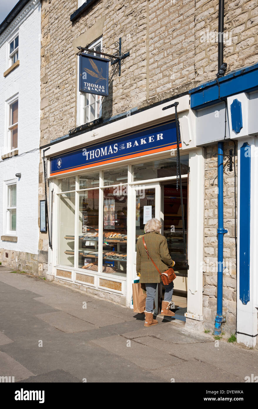 Thomas the Baker bakery shop store exterior Market Place Helmsley North