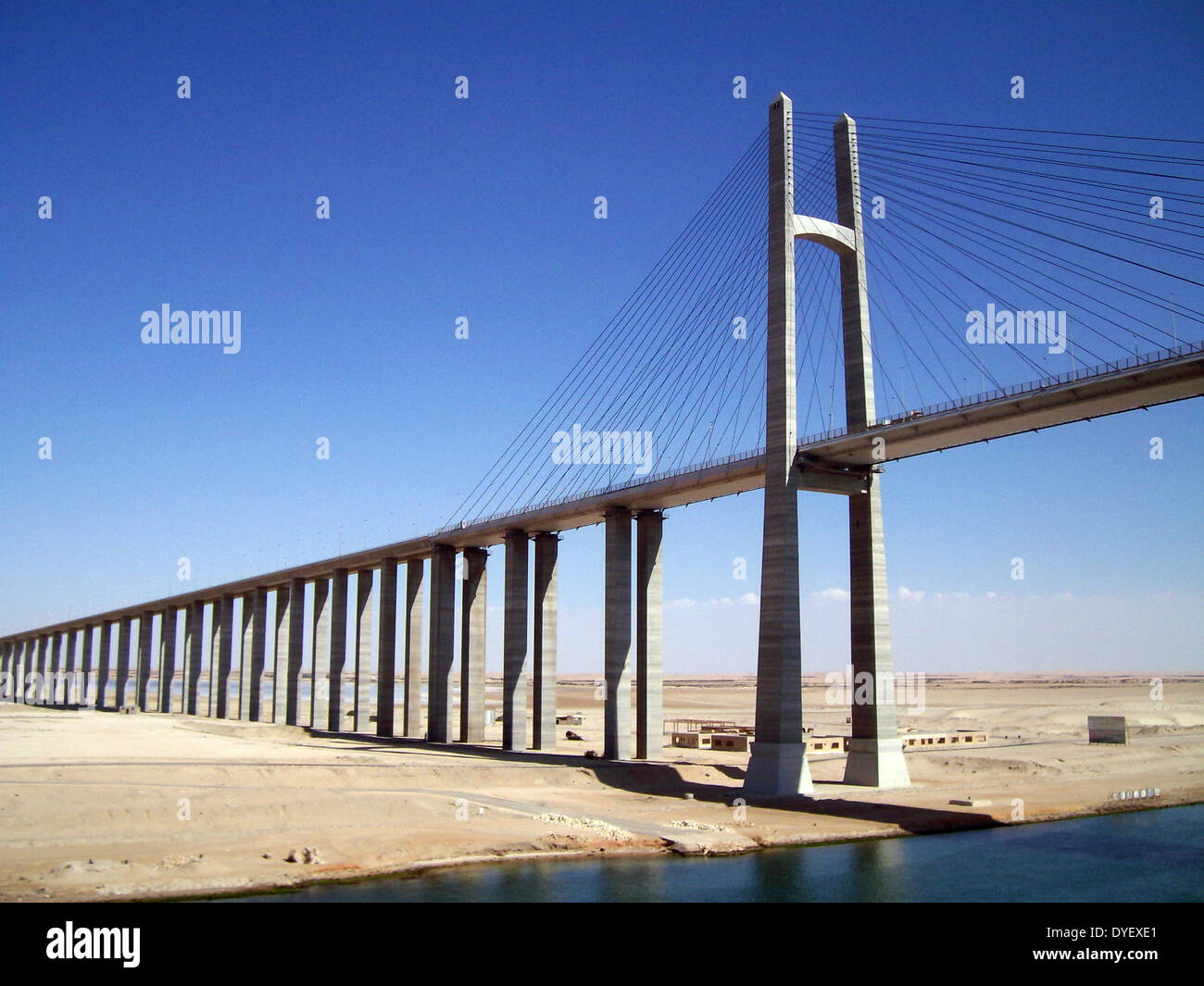 The Suez Canal Bridge, Egypt. Also known as the Shohada 25 January 