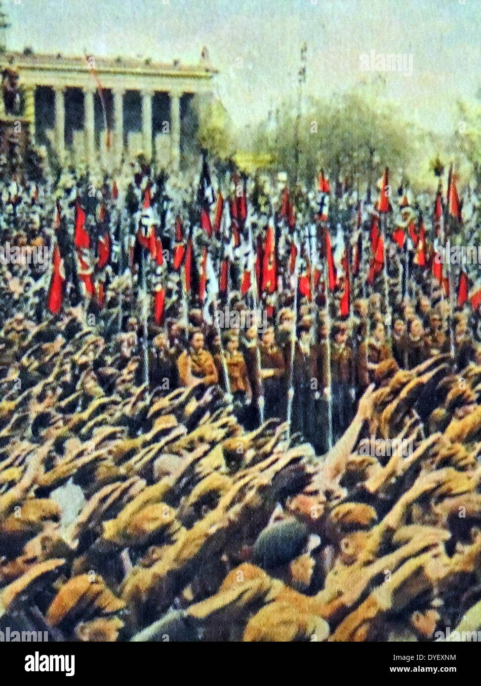 Hitler youth parade in Berlin Germany circa 1933 Stock Photo