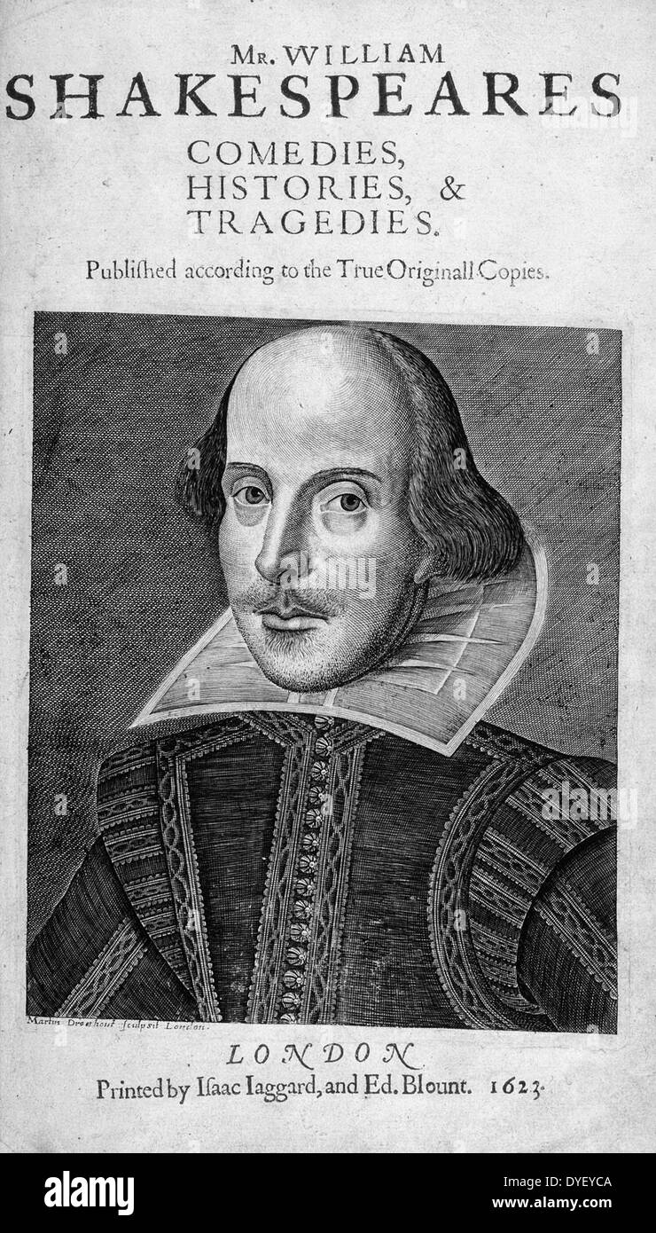 William shakespeare’s first folio Black and White Stock Photos & Images