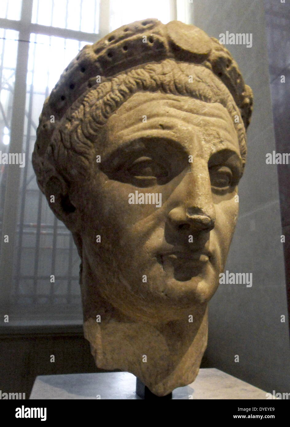 Sculpture head emperor claudius marble thasos rome roman power politics
