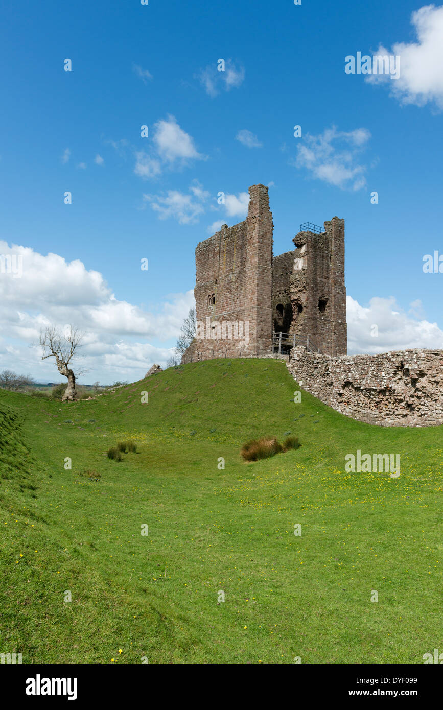 Brough Castle Stock Photo