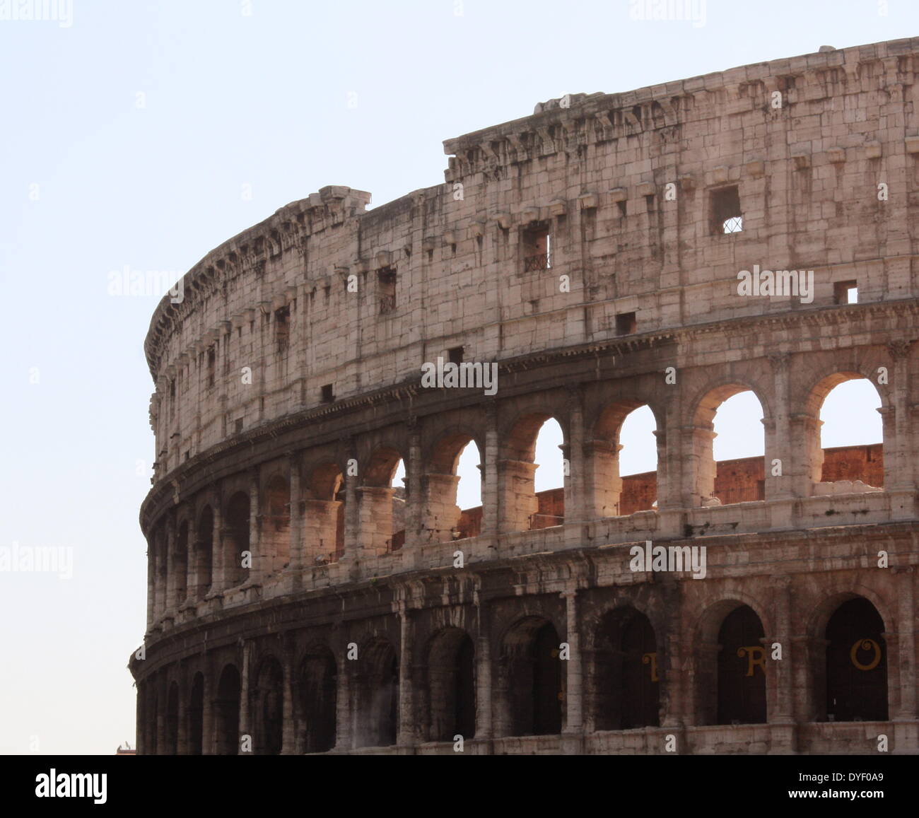 Collosseum Rome Small The Roman Collosseum in Rome, Italy Stock Photo - Alamy