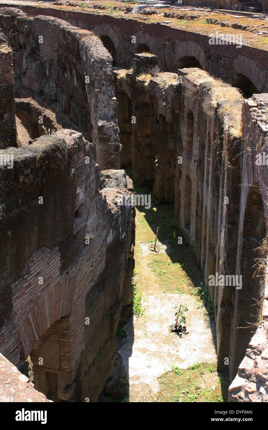 Detail from the Roman Collosseum in Rome, Italy Stock Photo - Alamy