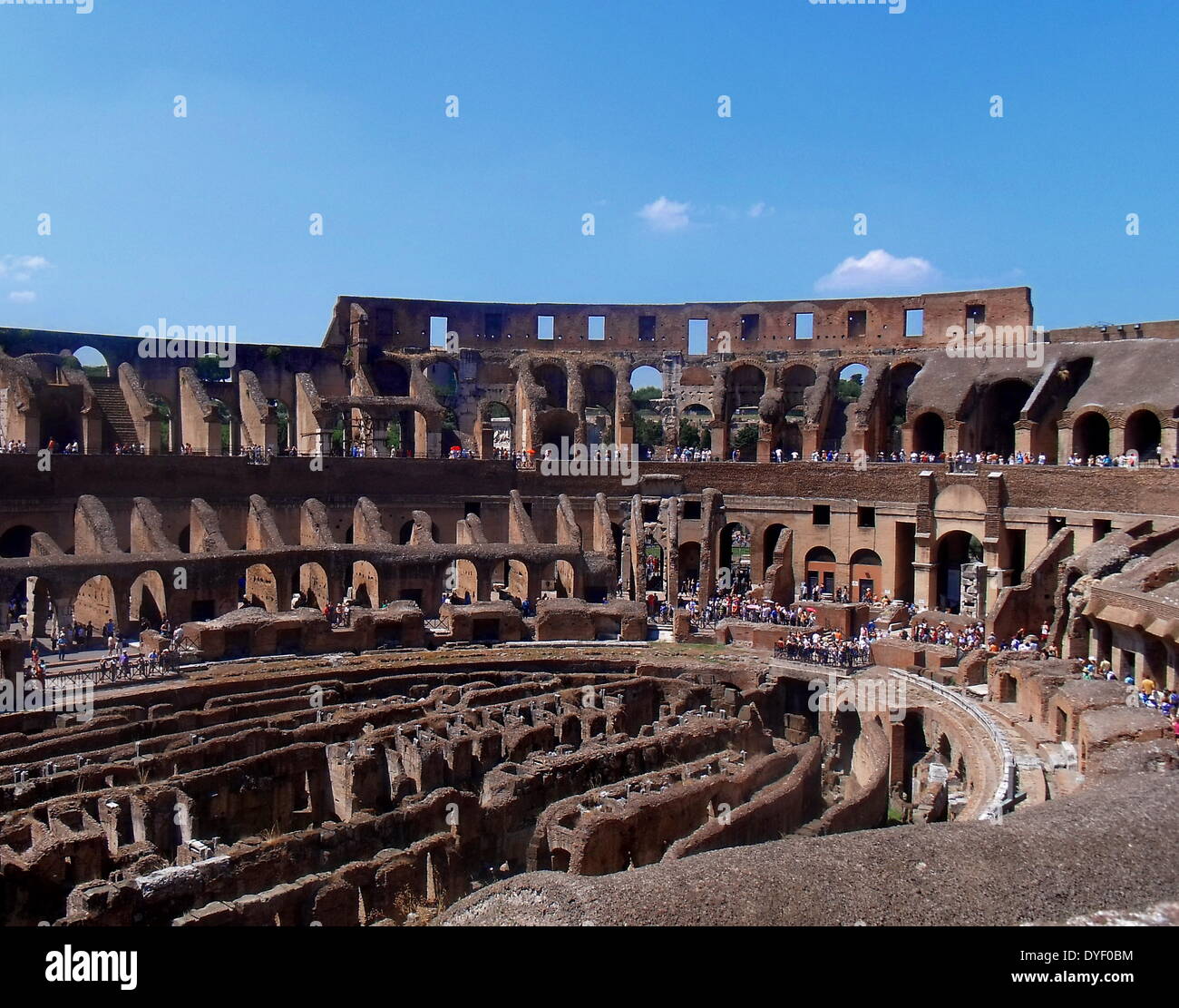 Collosseum Rome Small The Roman Collosseum in Rome, Italy Stock Photo - Alamy