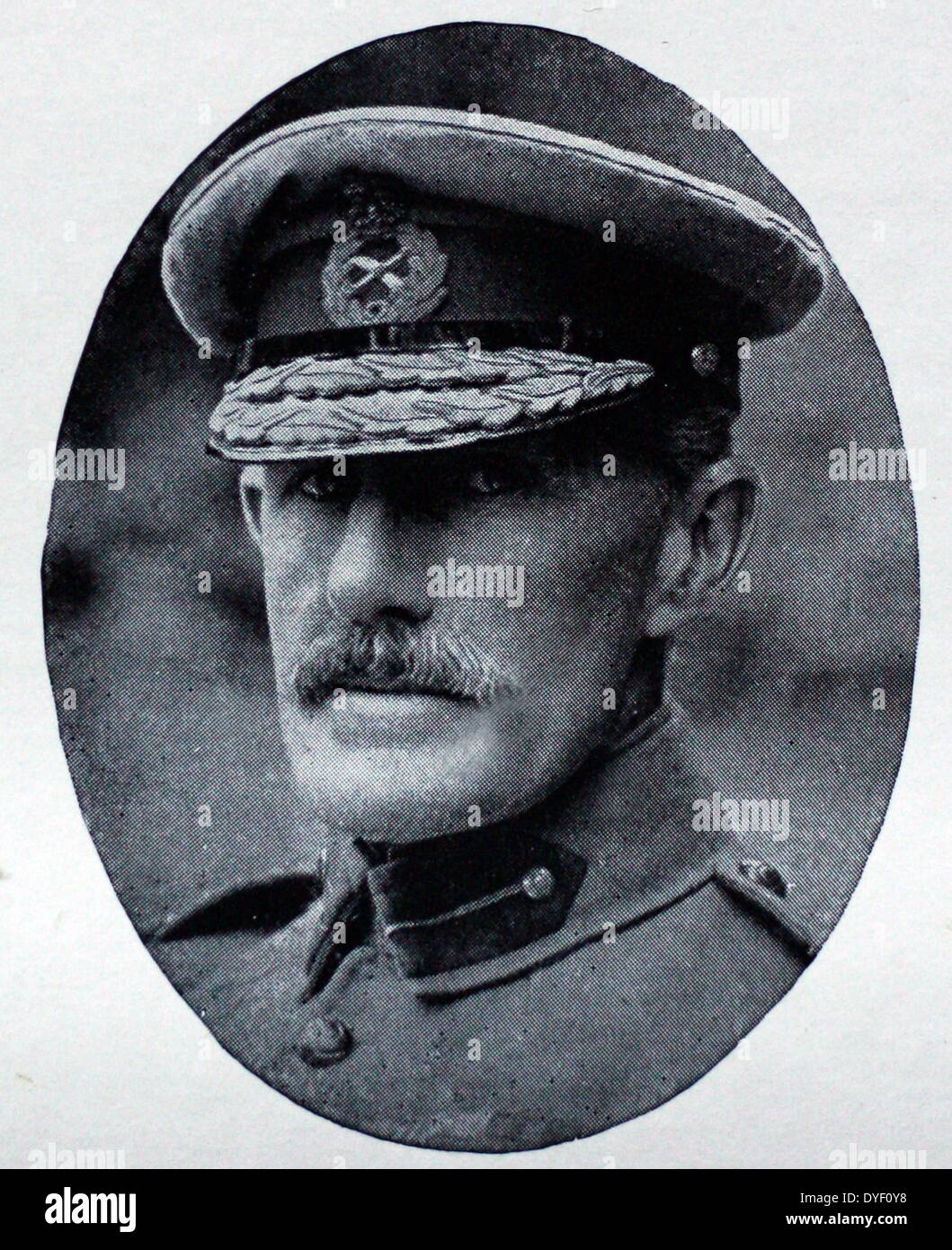 Photograph portrait of General Sir Ian Standish Monteith Hamilton. A British army officer who lived between 1853-1947. Commanded the Mediterranean Expeditionary Force in the Dardanelles during the Battle of Gallipoli, He also served in the First and Second Boer Wars, the Second Anglo-Afghan War, the Mahdist War, and the Russo-Japanese War. Photo taken circa 1914-1918. Stock Photo
