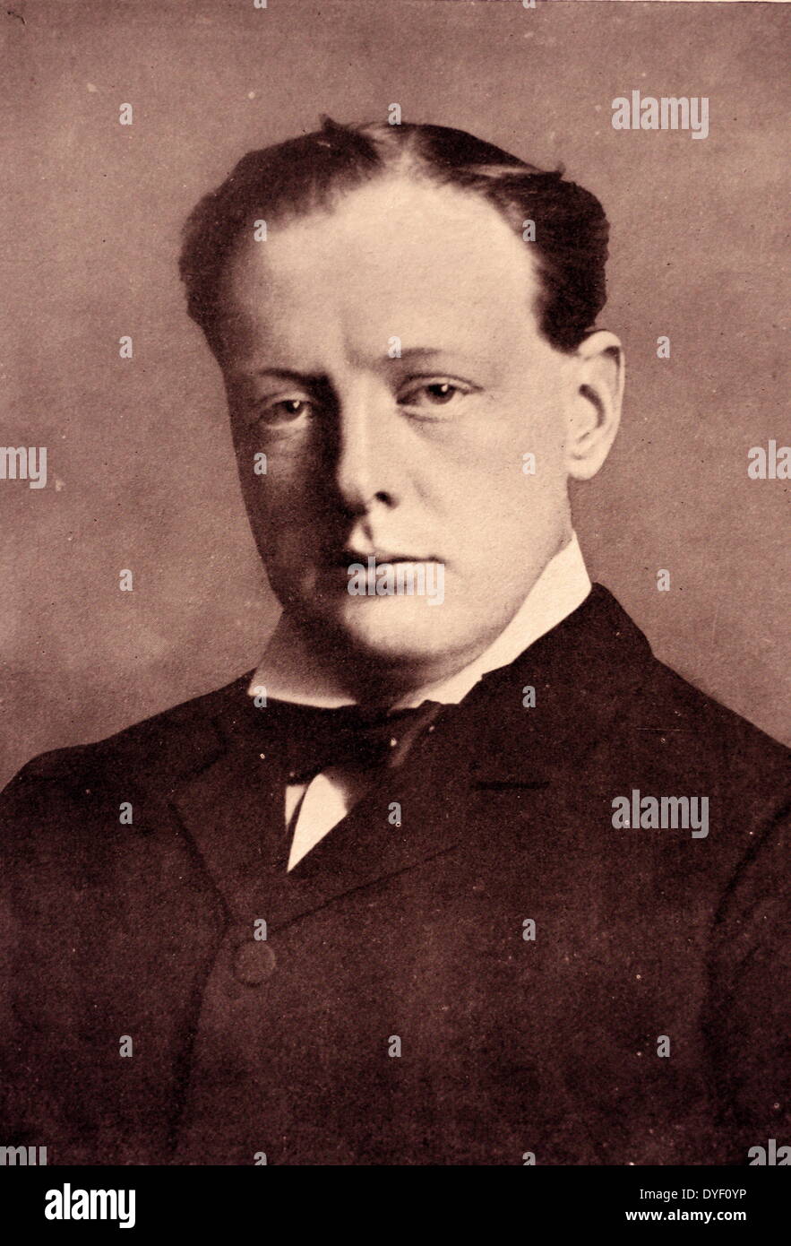 Photograph portrait of Winston Churchill, First Lord of the Admiralty