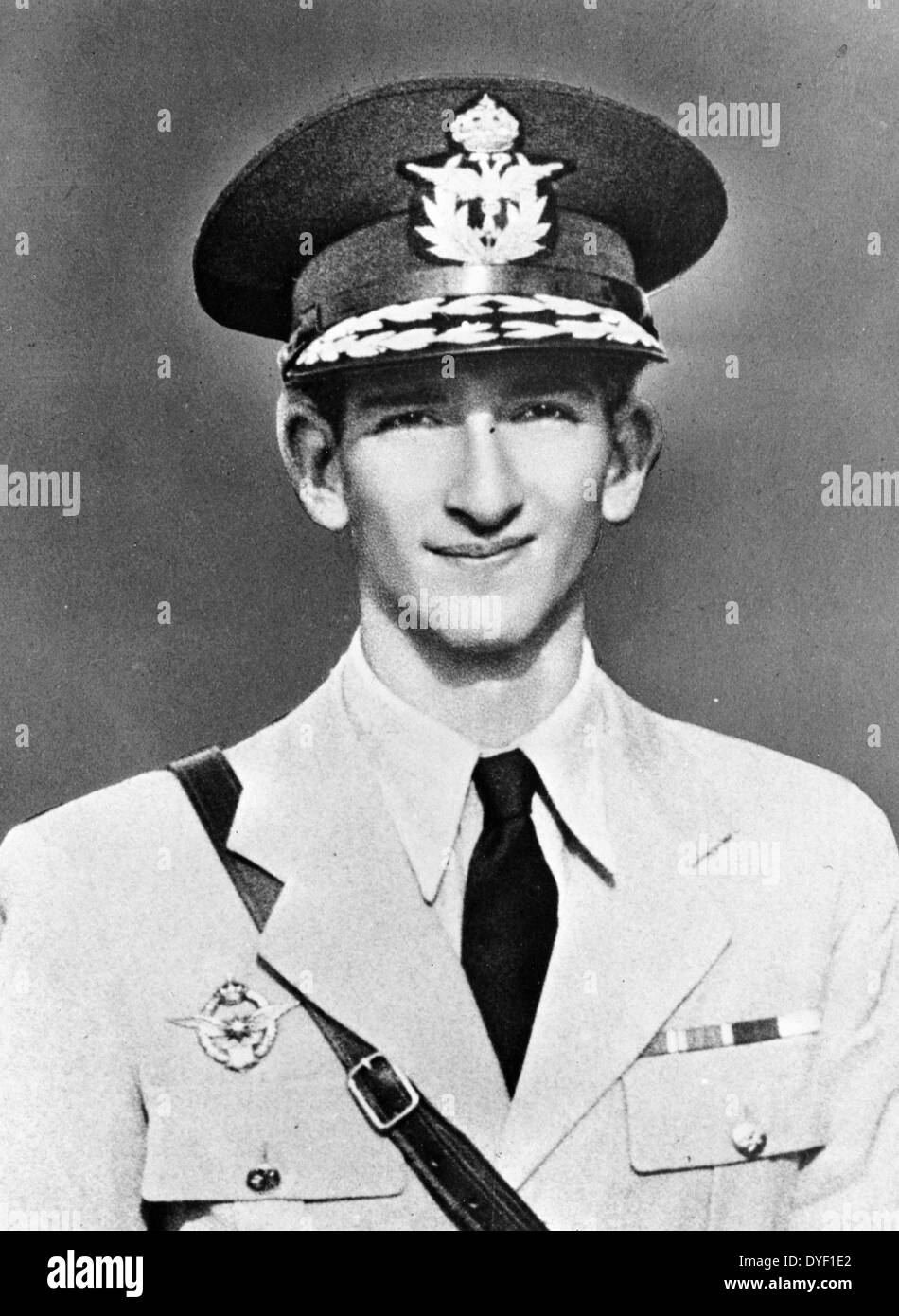 King Peter of Yugoslavia 1942. Peter II of Yugoslavia, 1923-1970, also known as Peter II Karadordevic. Third and last King of Yugoslavia and the last reigning member of the Karadordevic dynasty, founded early in the 19th century. Born 1923, Belgrade, Serbia Stock Photo