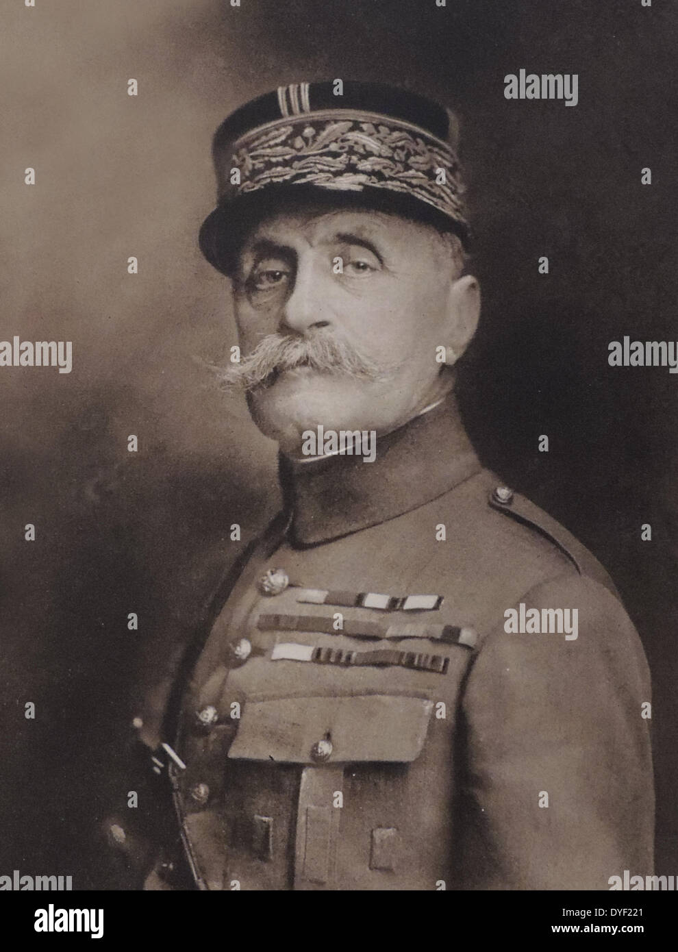 Marshall Ferdinand Foch. French soldier, military theorist, and an Allied Generalissimo. Stock Photo