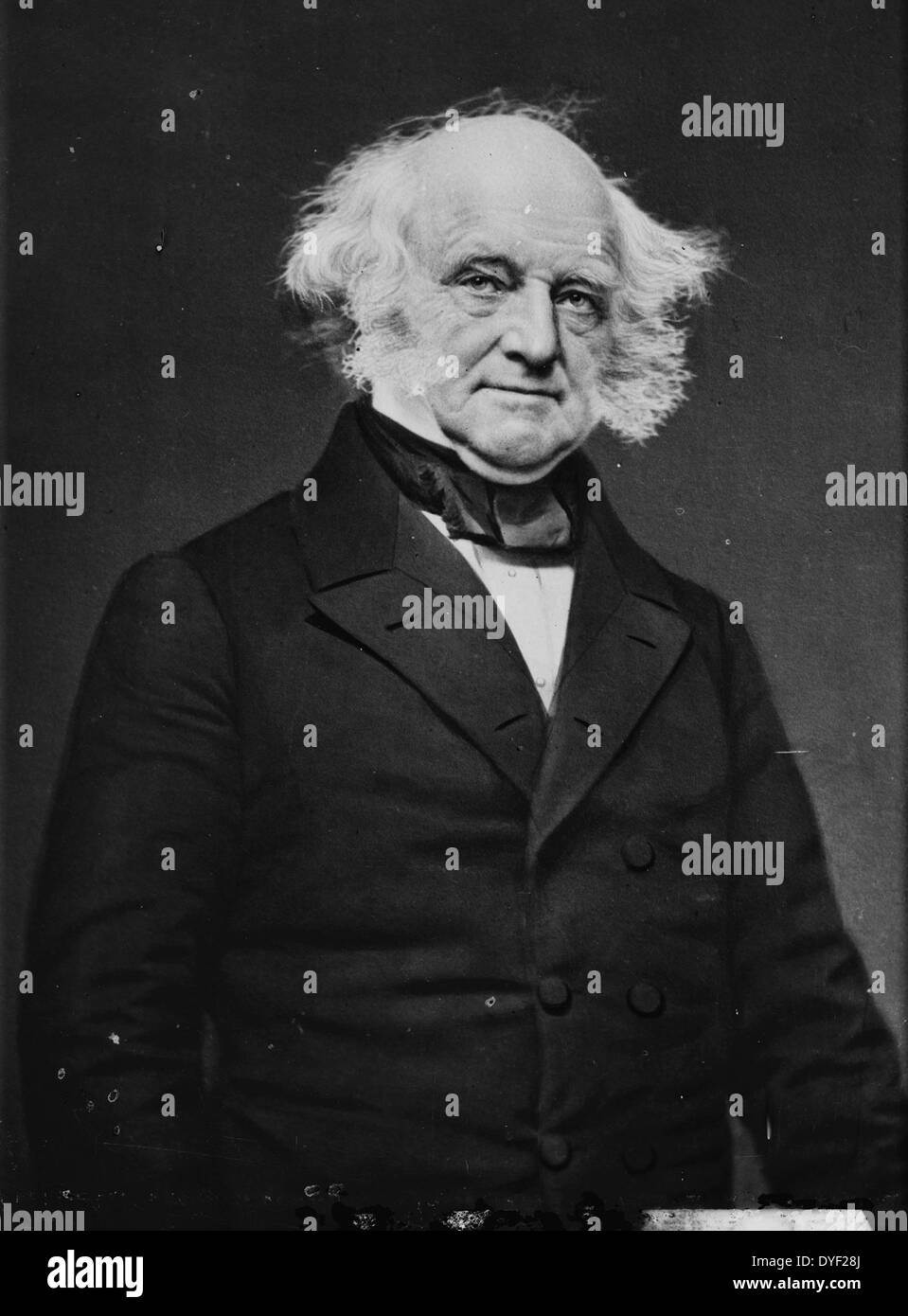 Martin Van Buren (December 5, 1782 – July 24, 1862) was the eighth President of the United States (1837–1841). Stock Photo