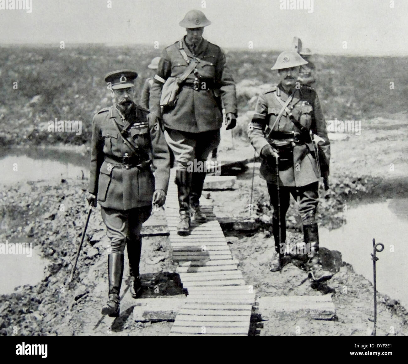 King V of Great Britain with general Currie the Canadian