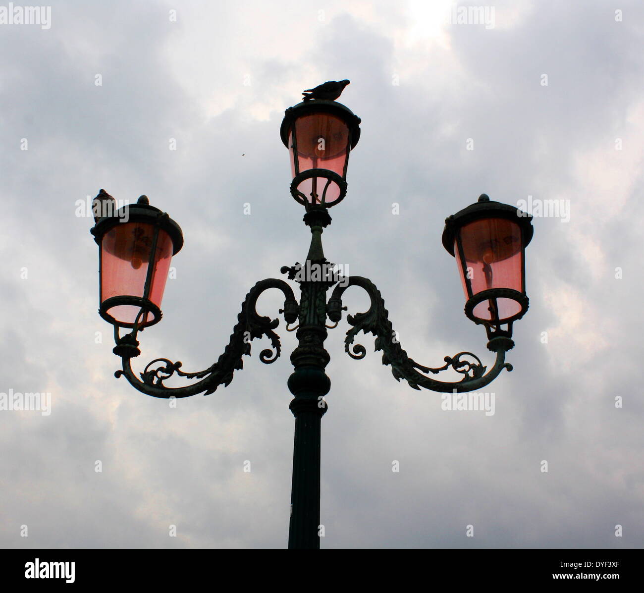 Decorative Street Lamp 2013. Stock Photo