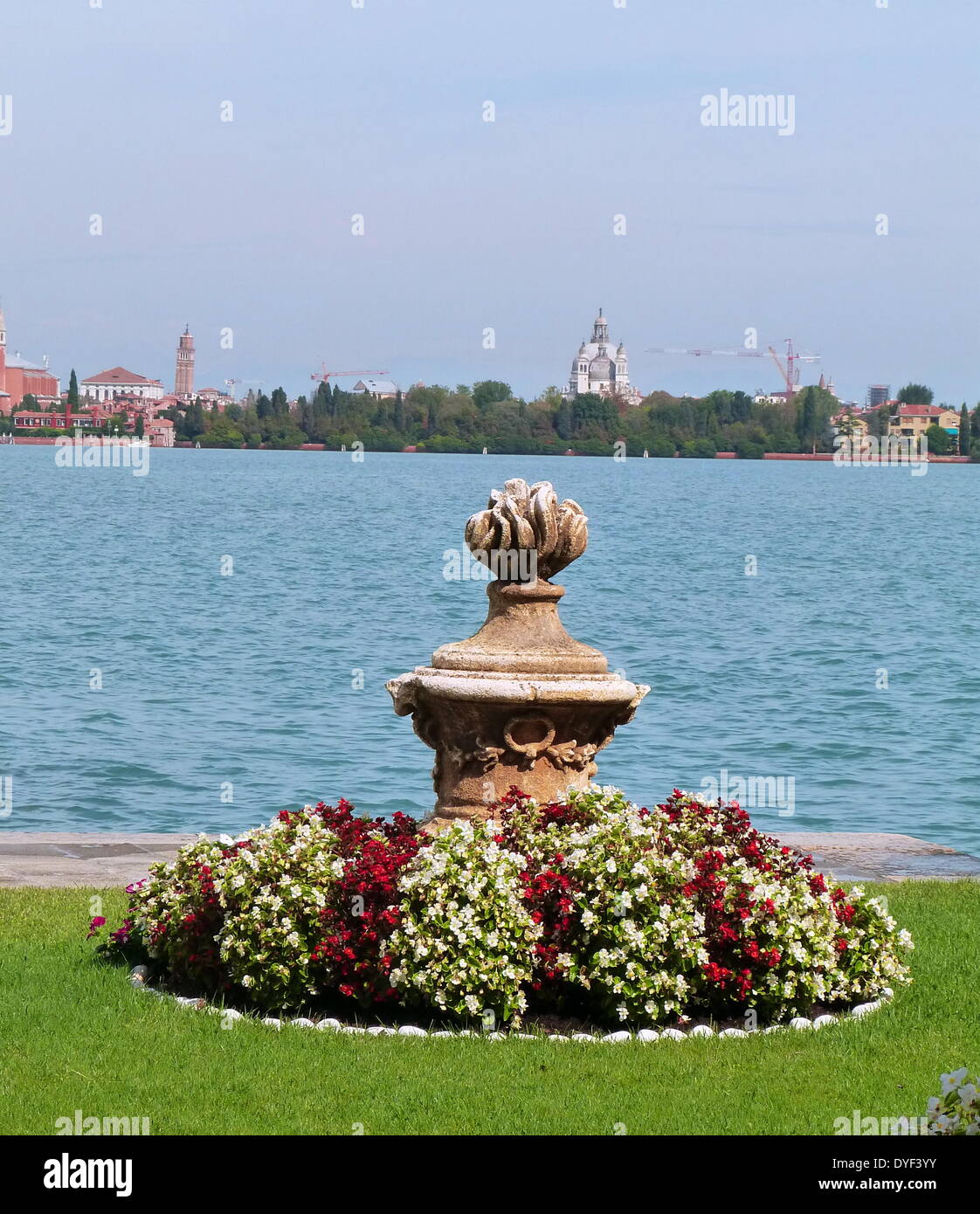 Flower Display by Water 2013. Stock Photo