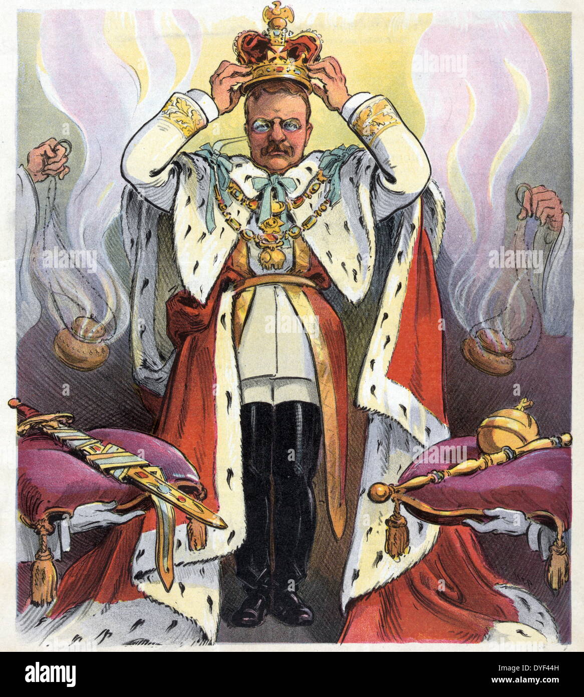 L'Etat, c'est moi The State is Me! 1904. President Theodore Roosevelt