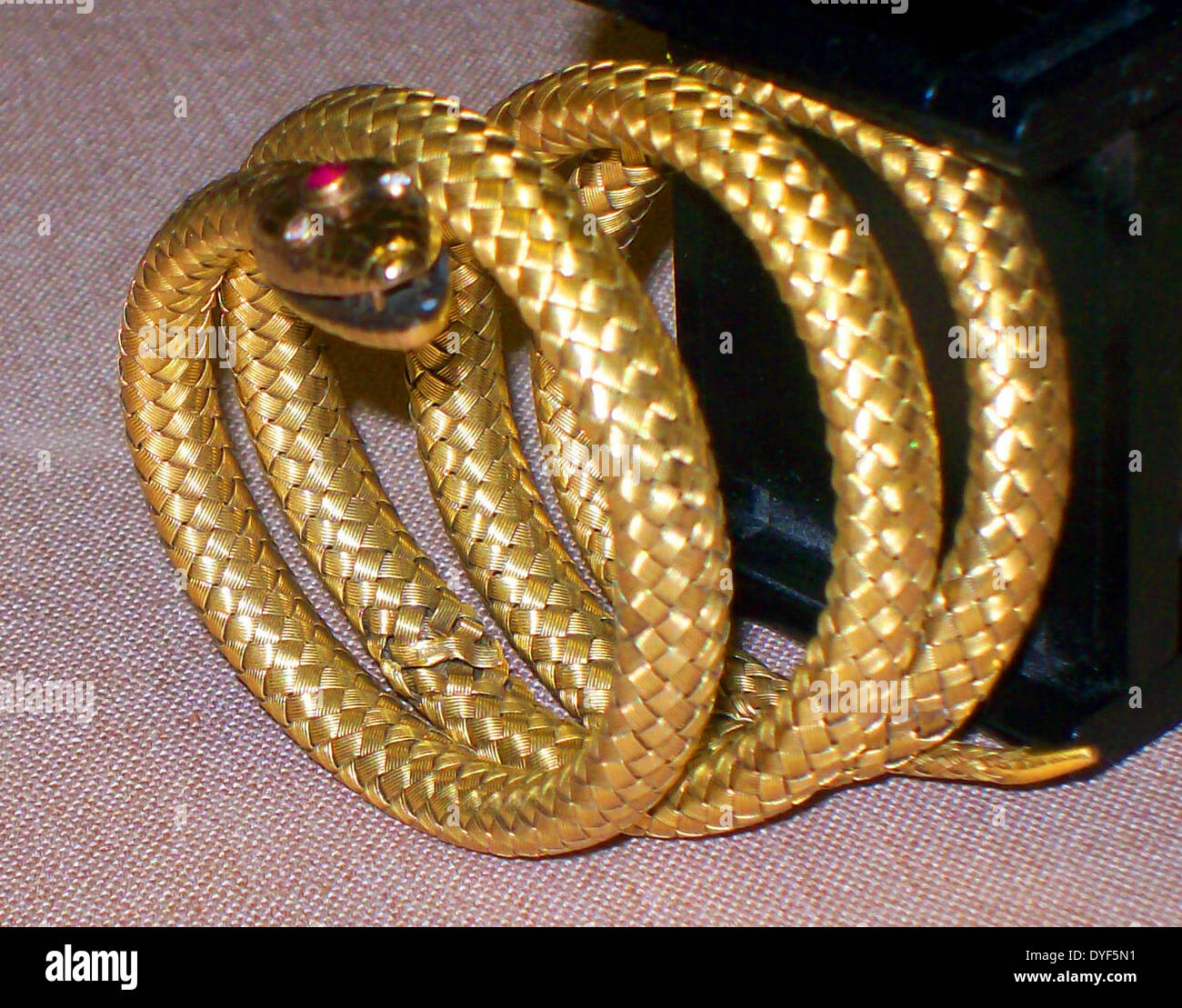 Coiling Snake Hand Bracelet