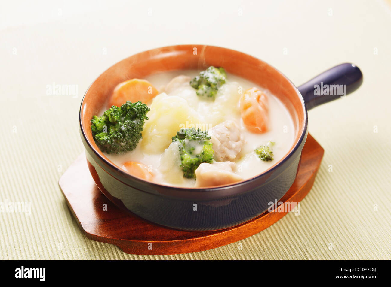 Japanese style white stew Stock Photo Alamy