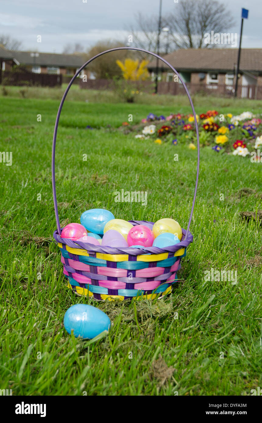 Easter Egg Hunt Stock Photo Alamy